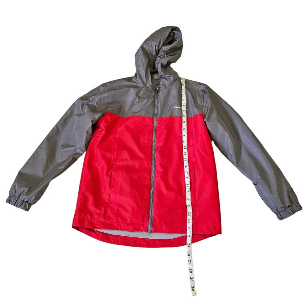 Eddie Bauer Lone Peak 3-in-1 Jacket Red Gray Youth Size L 14/16